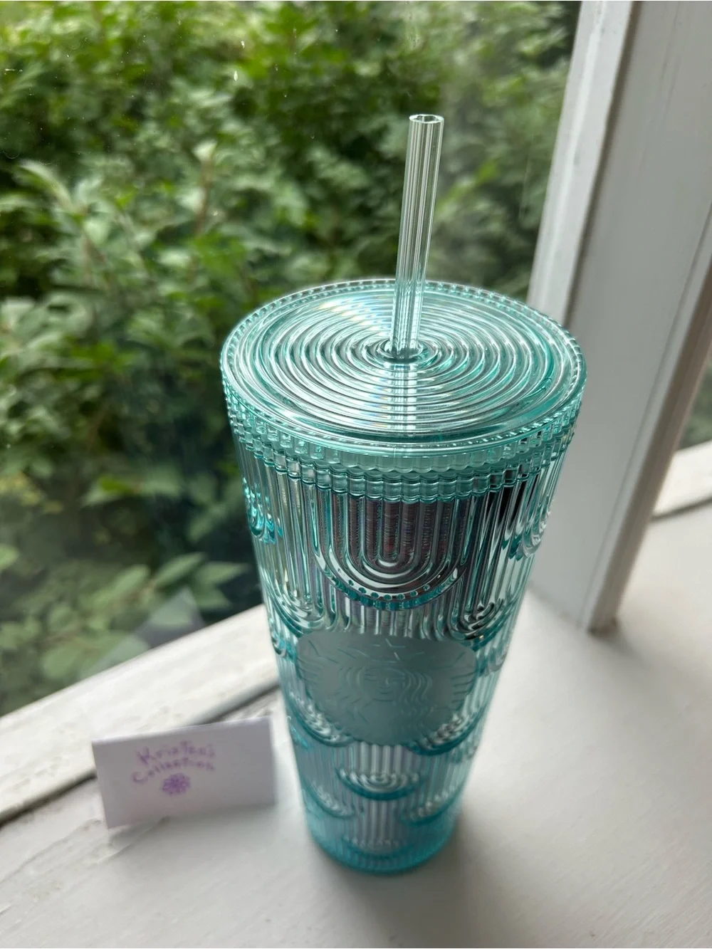 STARBUCKS Aqua Iridescent Siren Tumbler 🩵🪩